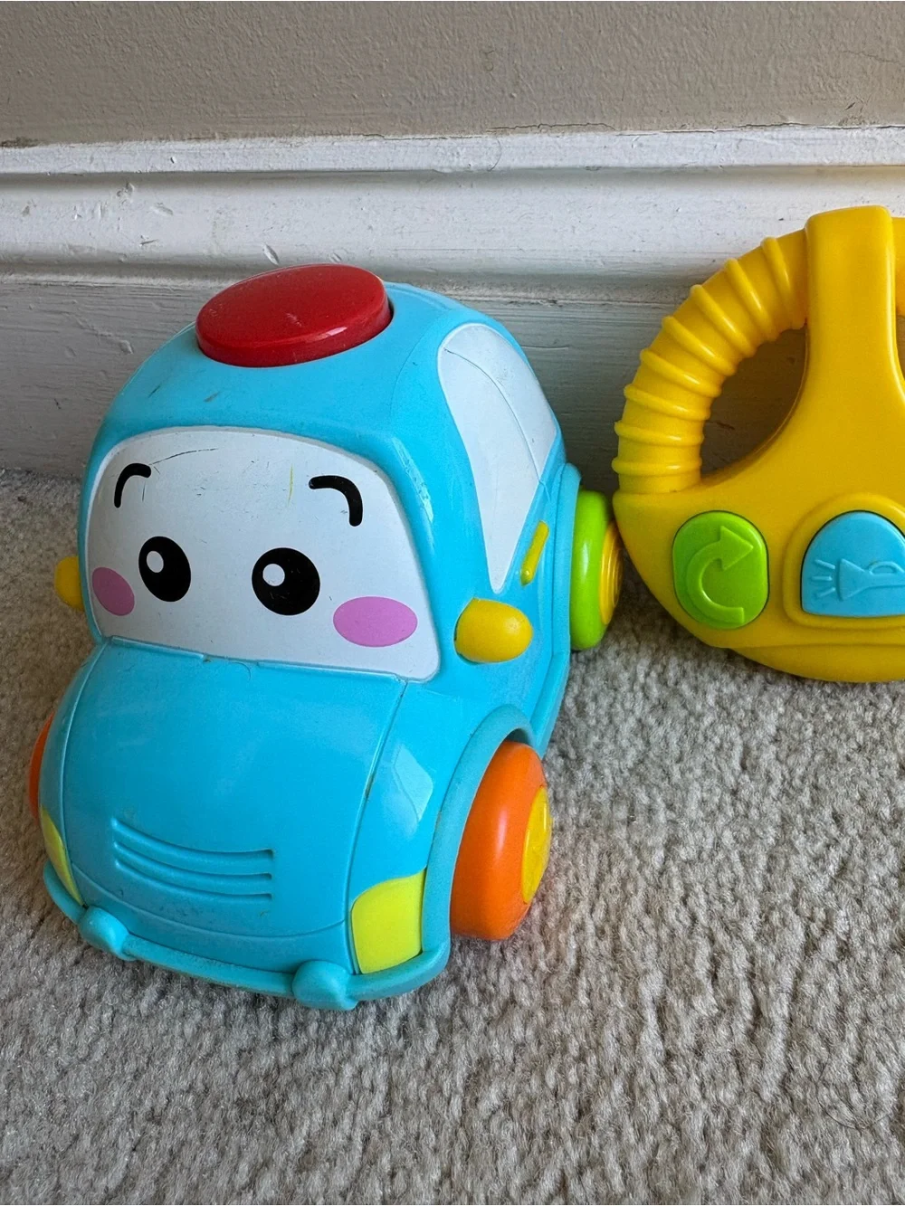 My first remote control car for toddlers - lights and sounds